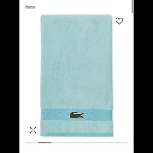 NWT Lacoste beach glass towel